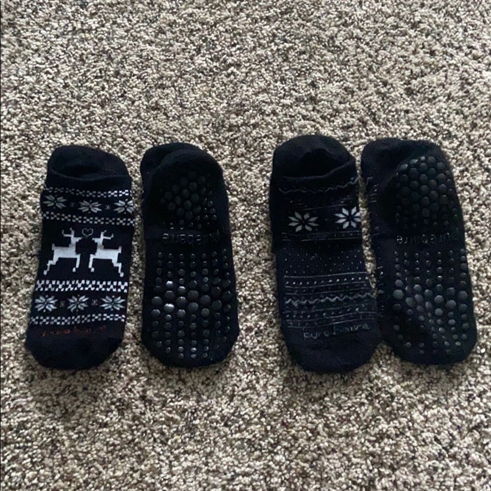 (2) Pure Barre Sticky Socks